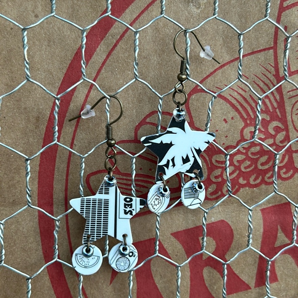 Trader Joe’s earrings star shaped dangle